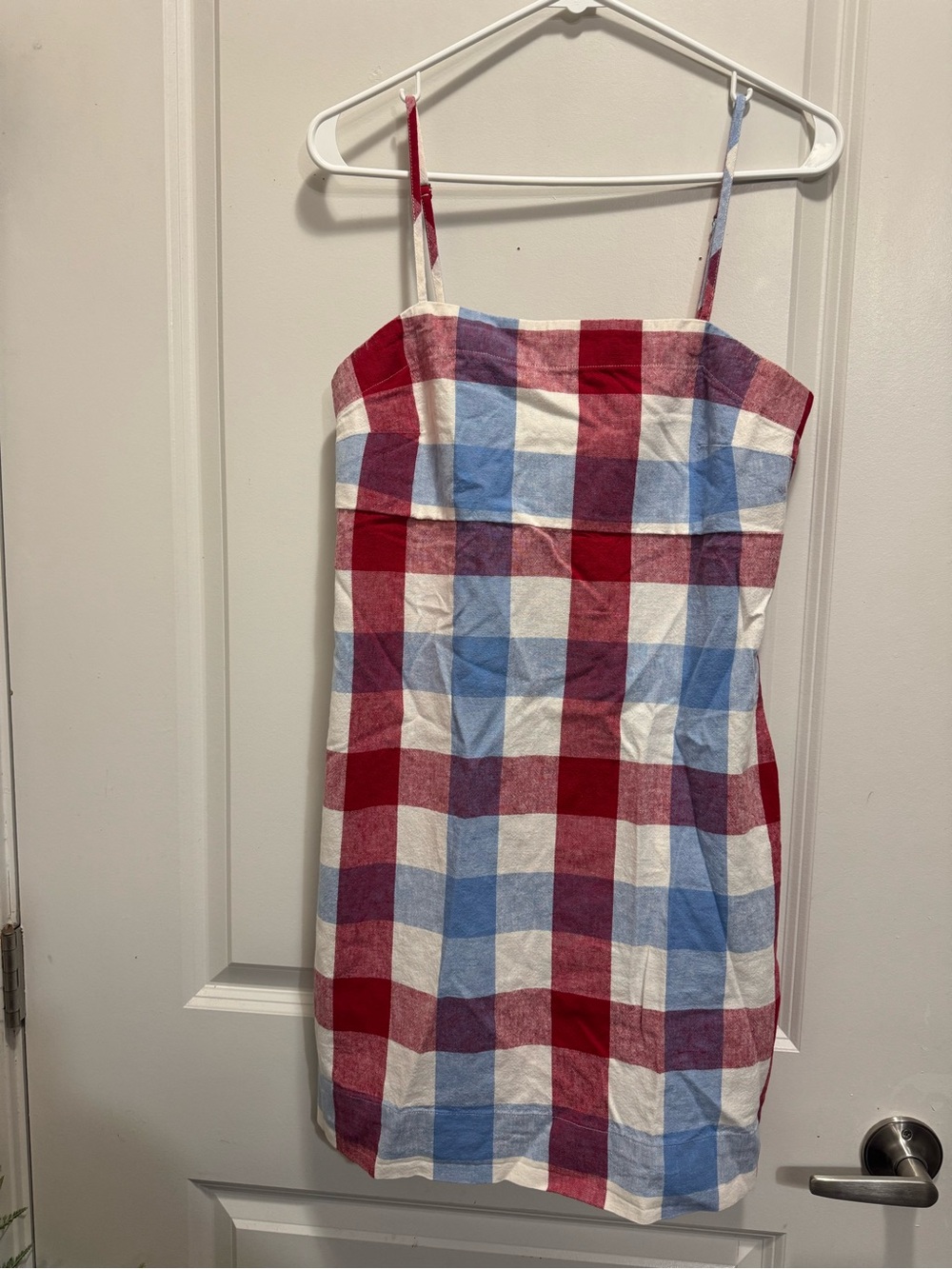 & Other Stories Red, Blue & White Gingham Sundress
